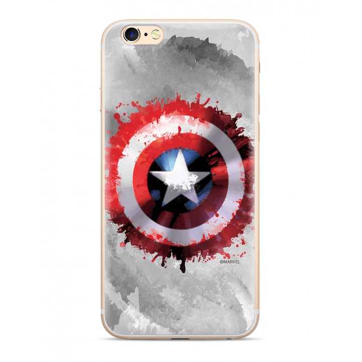 TPU Cover Case, Captain America 019 Samsung A505 Galaxy A50 / A50s / A30s, сив с лиценз, блистер
