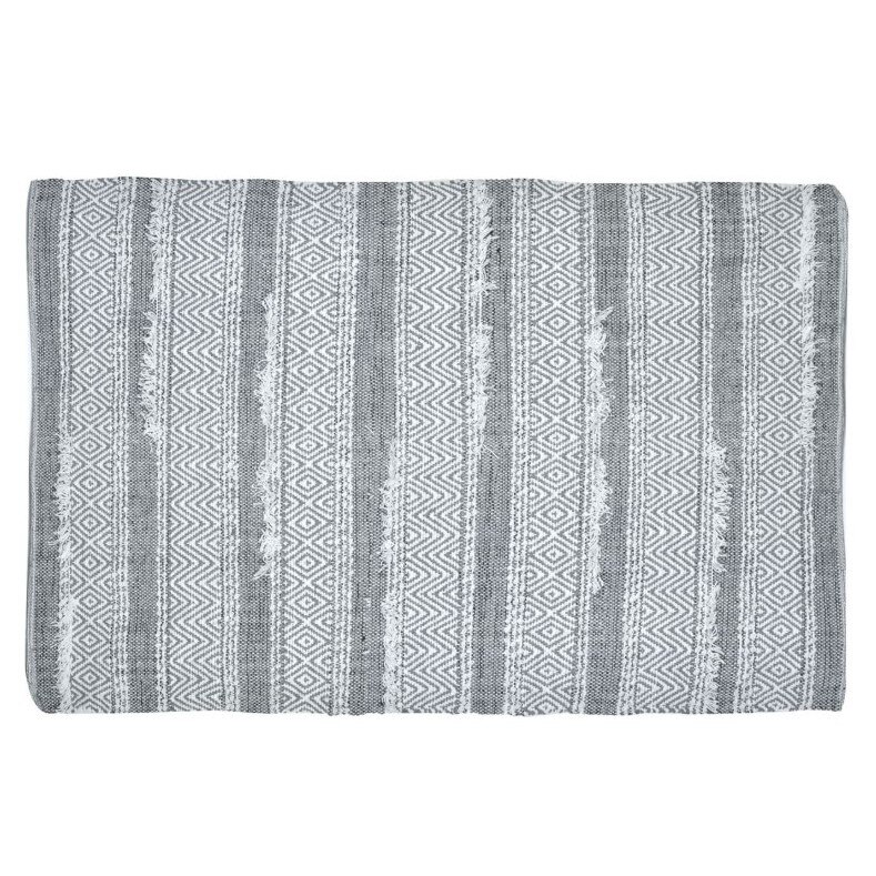 Covor Zola®, dimensiune 90x140 cm, gri cu model