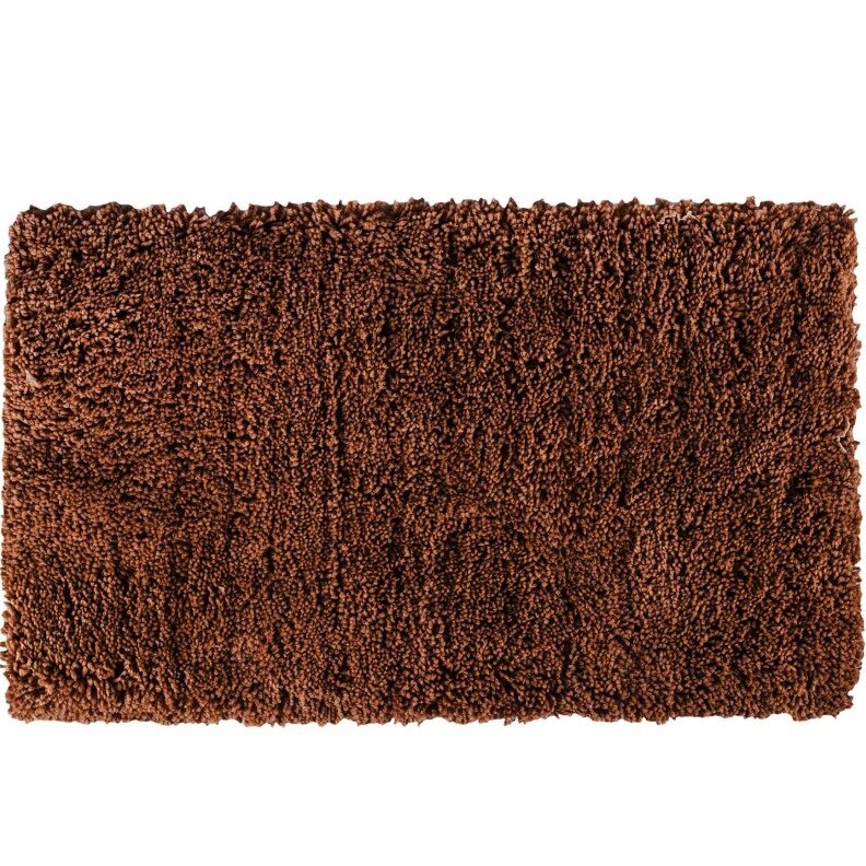 Covoras Zola,pufos, 70x120 cm, maro inchis