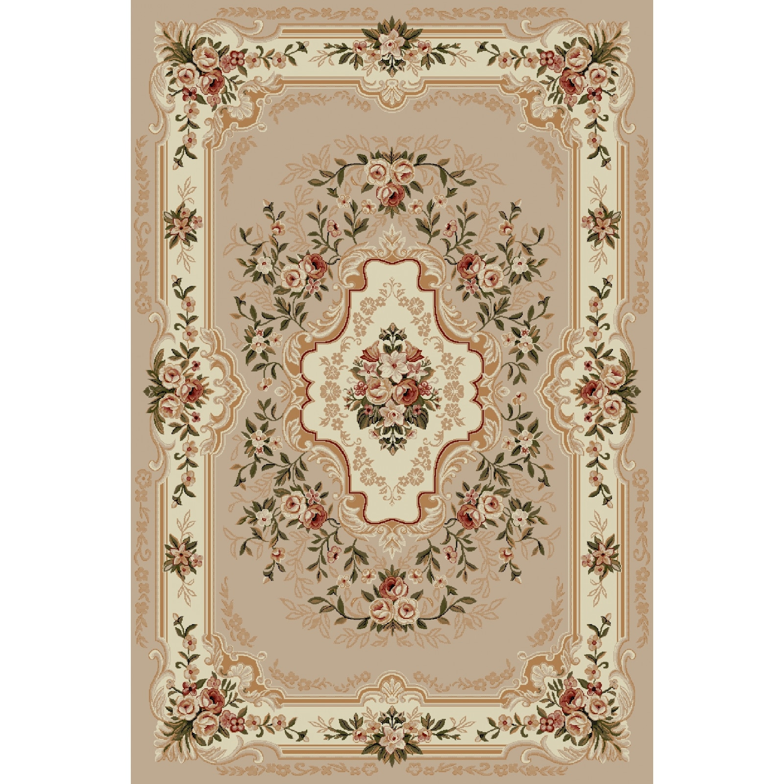 Covor Clasic, Lotos 570, Bej / Crem, 250x350 cm, 1800 gr/mp Bej/Crem 250 x 350