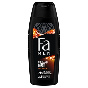 Gel de dus Fa Men Polynesia Elements Volcano Force 3 in 1 Corp-Piele-Par, formula vegana, 400 ml Gel de dus Fa Men Polynesia Elements Volcano Force 3 in 1 Corp-Piele-Par, formula vegana, 400 ml