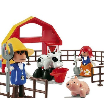 Set Super Farm cu figurine magnetice, Plastwood Set Super Farm cu figurine magnetice, Plastwood