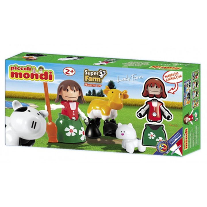 Set Lady Farm cu figurine magnetice, Plastwood