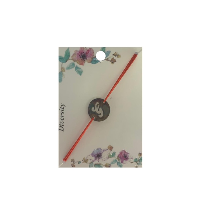 Bratara cu initiala G din inox, Cadouridiversity, D70-07G