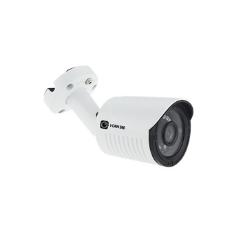 Camera de Supraveghere ICANSEE, Exterior, Color, IP ONVIF, Model ICSS-IP2400S V2 Full HD 1080p/ 2.4MP, Senzor Imagine SONY EXMOR, Lentila Fixa 3,6mm, Night Vision 20 metri, IP66, Carcasa Alba Camera de Supraveghere ICANSEE, Exterior, Color, IP ONVIF, Model ICSS-IP2400S V2 Full HD 1080p/ 2.4MP, Senzor Imagine SONY EXMOR, Lentila Fixa 3,6mm, Night Vision 20 metri, IP66, Carcasa Alba
