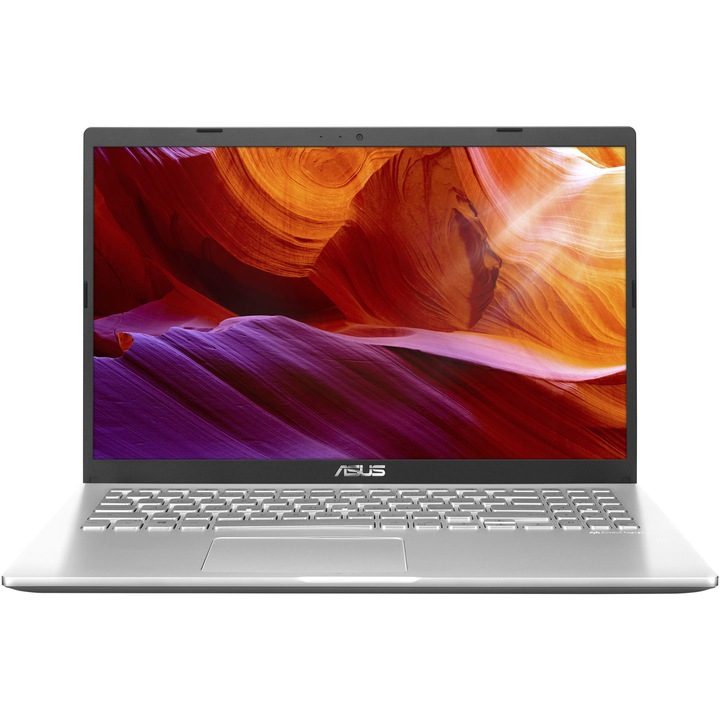 Лаптоп ASUS M509DA, 15.6", AMD Ryzen™ 3 3250U, RAM 4GB, SSD 256GB, AMD Radeon™ Graphics, FreeDOS, Transparent Silver