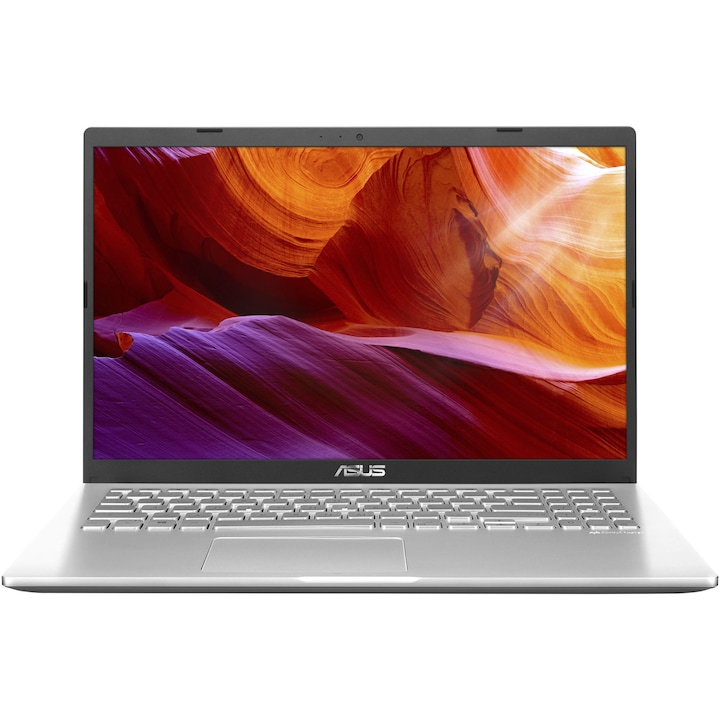 Лаптоп ASUS M509DA, 15.6", AMD Ryzen™ 3 3250U, RAM 4GB, SSD 256GB, AMD Radeon™ Graphics, FreeDOS, Transparent Silver