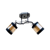 lustra alex 10802 schelet titan 2xe27 abajur fumuriu cu negru imagen 30_0_
0