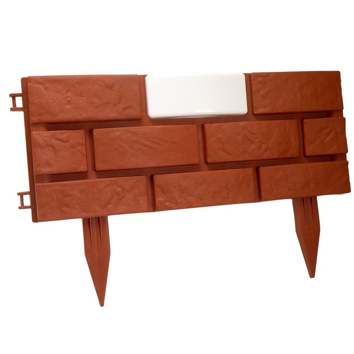 Комплект 4 Градинска ограда със соларно осветление, 42x29 см, MCT Garden 3363