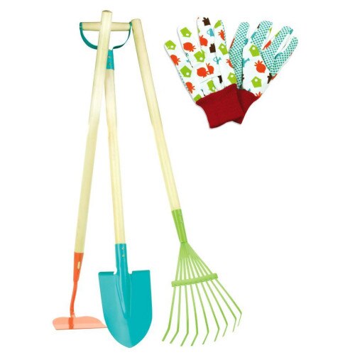 Set Vilac Mare pentru Gradinarit cu Grebla si Lopata
