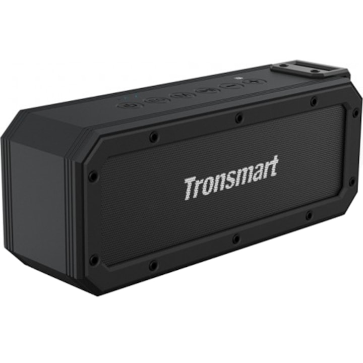 Boxa Portabila Tronsmart Force+, Bluetooth 5.0, IPX 7 rezistenta la apa, 40W, Negru