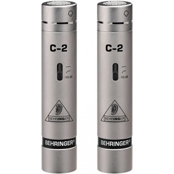 Set 2 microfoane Behringer C-2, Condensator, Gri Set 2 microfoane Behringer C-2, Condensator, Gri