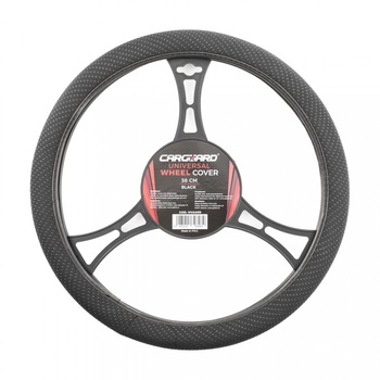 Husa Volan Auto cu efect de masaj cu perle, Marimie 38cm, Culoare Negru, Material Textil cu perle din PVC91002354 Husa Volan Auto cu efect de masaj cu perle, Marimie 38cm, Culoare Negru, Material Textil cu perle din PVC91002354