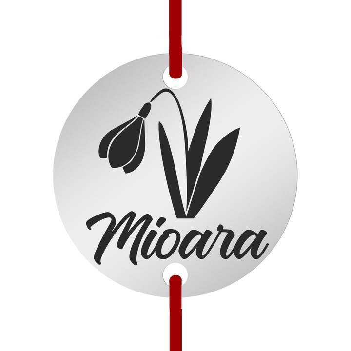 Martisor Bratara Inox Banut Nume Mioara