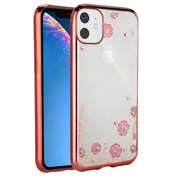 Husa Samsung Galaxy A71 TPU Flori Rose Gold