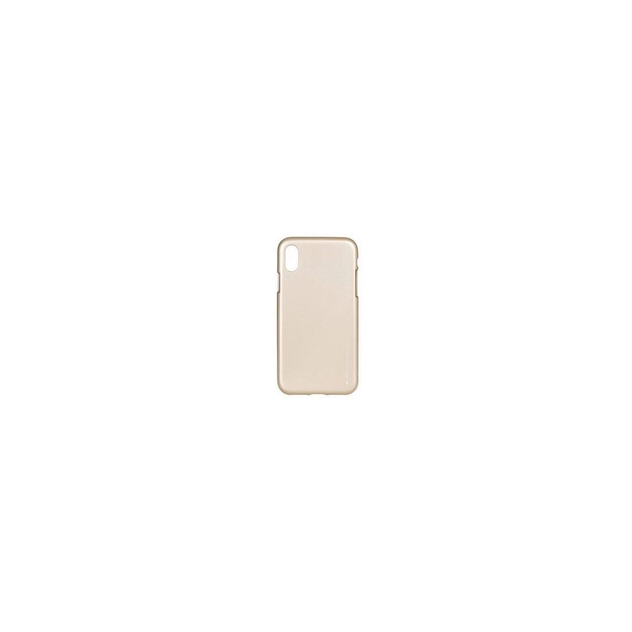 Husa Apple iPhone XS Max - Goospery TPU i-Jelly Metal Case Gold