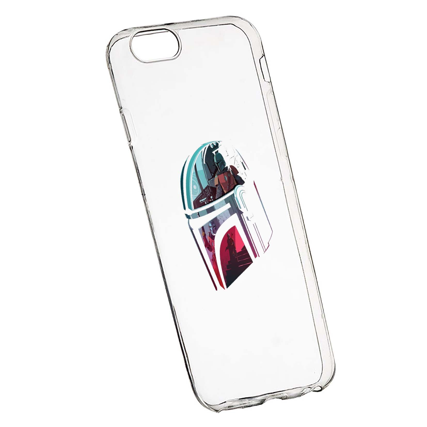 Husa de protectie Star Wars, The Mandalorian pentru Apple iPhone 7 Plus / 8 Plus, rezistenta la uzura, anti-alunecare, din silicon Premium, 457