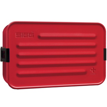 Cutie SIGG din aluminiu pentru alimente Plus, L (23 x 14.5 x 6 cm), rosie Cutie SIGG din aluminiu pentru alimente Plus, L (23 x 14.5 x 6 cm), rosie