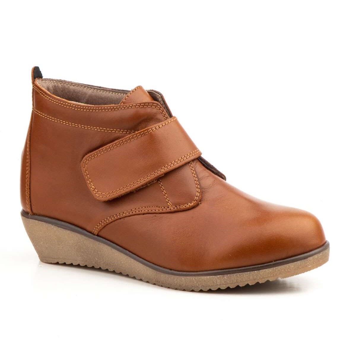 Ghete Dama cu inchidere Velcro Jam 397., Maro