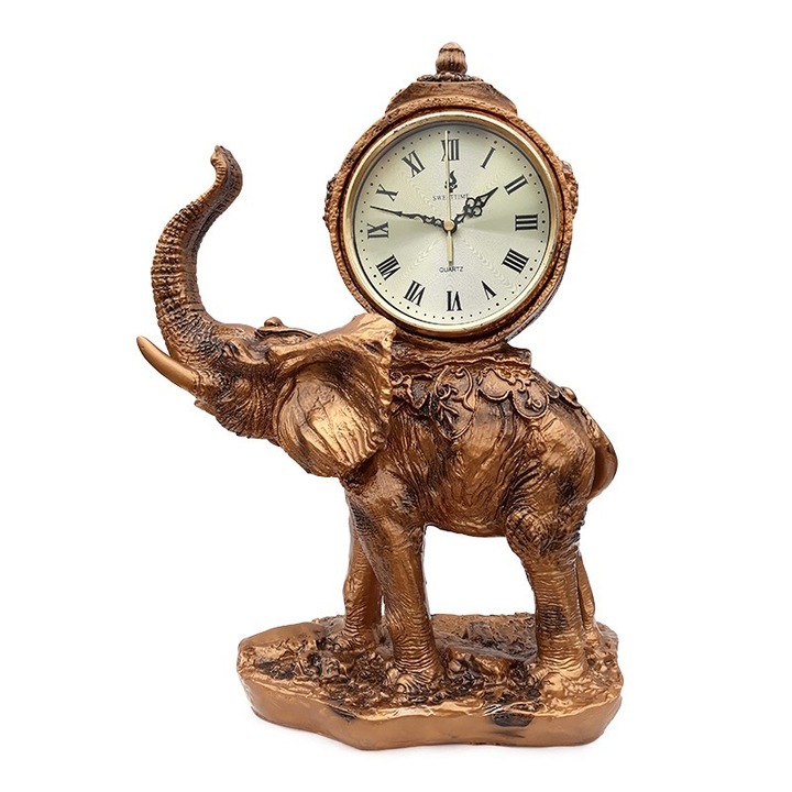 Настолен часовник с форма на слон, 45 см, 357G
