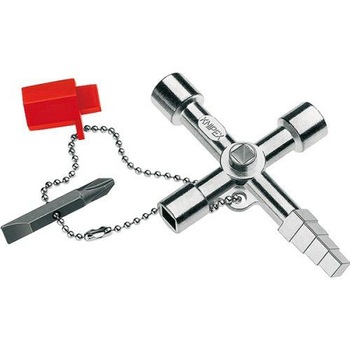 Cheie universala pentru sisteme uzuale de inchidere, KNIPEX, 9 functii Cheie universala pentru sisteme uzuale de inchidere, KNIPEX, 9 functii