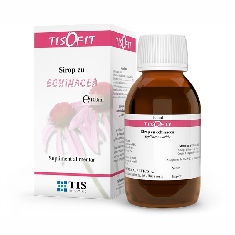 Sirop cu echinaceea-Tisofit, Tis Farmaceutic 100ml