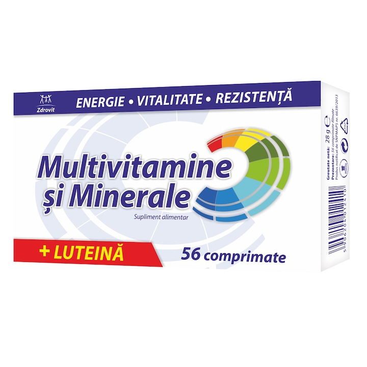 Мултивитамини и минерали, Zdrovit, 56 таблетки