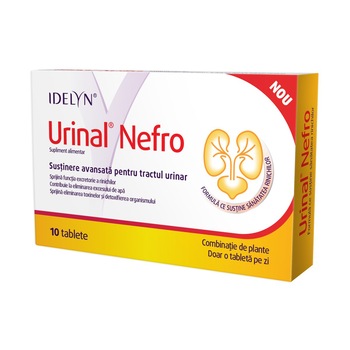 Supliment alimentar Urinal Nefro Walmark, 10 tablete Supliment alimentar Urinal Nefro Walmark, 10 tablete
