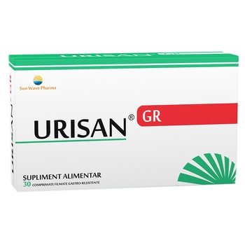 Supliment alimentar Urisan GR Sun Wave, 30 capsule Supliment alimentar Urisan GR Sun Wave, 30 capsule