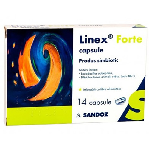 Supliment alimentar Linex Forte, 14 capsule