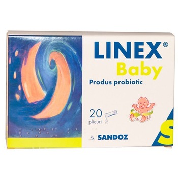 Supliment alimentar Linex Baby, 20 plicuri Supliment alimentar Linex Baby, 20 plicuri