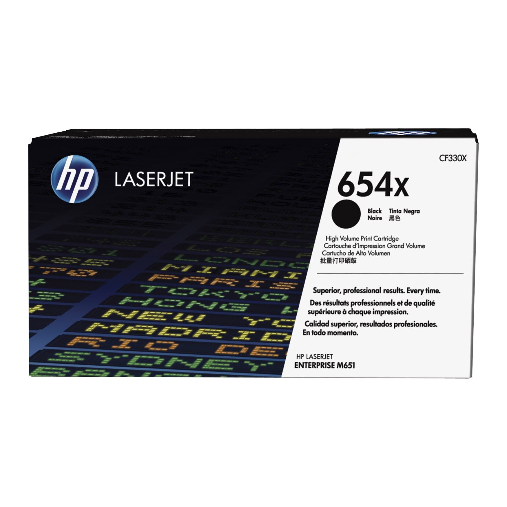 Cartus toner HP CF330X (654X) negru 20500 pagini