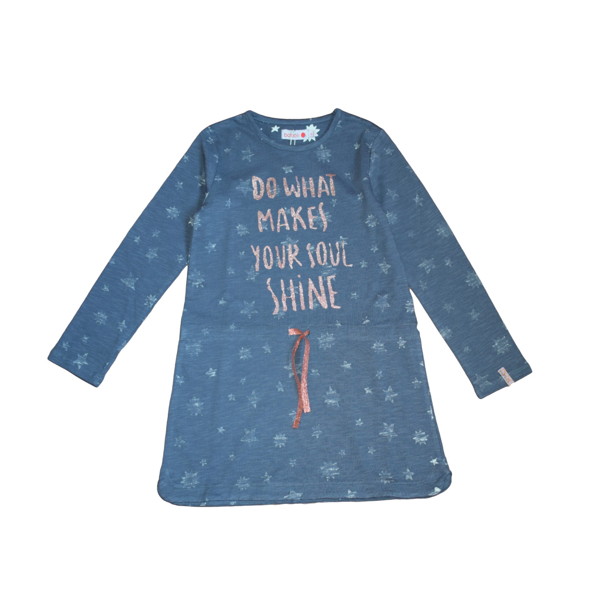 Rochie gri cu stelute, Boboli, gri inchis