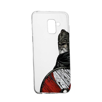 Husa de protectie Vikingii Rollo Movie, pentru Samsung Galaxy A8 2018 / A5 2018, rezistenta la uzura, anti-alunecare, din silicon Premium, 454 Husa de protectie Vikingii Rollo Movie, pentru Samsung Galaxy A8 2018 / A5 2018, rezistenta la uzura, anti-alunecare, din silicon Premium, 454