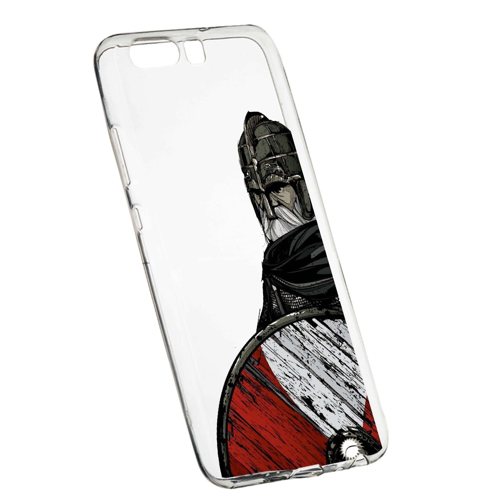 Husa de protectie Vikingii Movie, pentru Huawei Y6 2018, rezistenta la uzura, anti-alunecare, din silicon Premium, 449