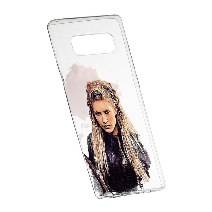 Husa de protectie Vikingii Lagerha Movie, pentru Samsung Galaxy Note 9, rezistenta la uzura, anti-alunecare, din silicon Premium, 451