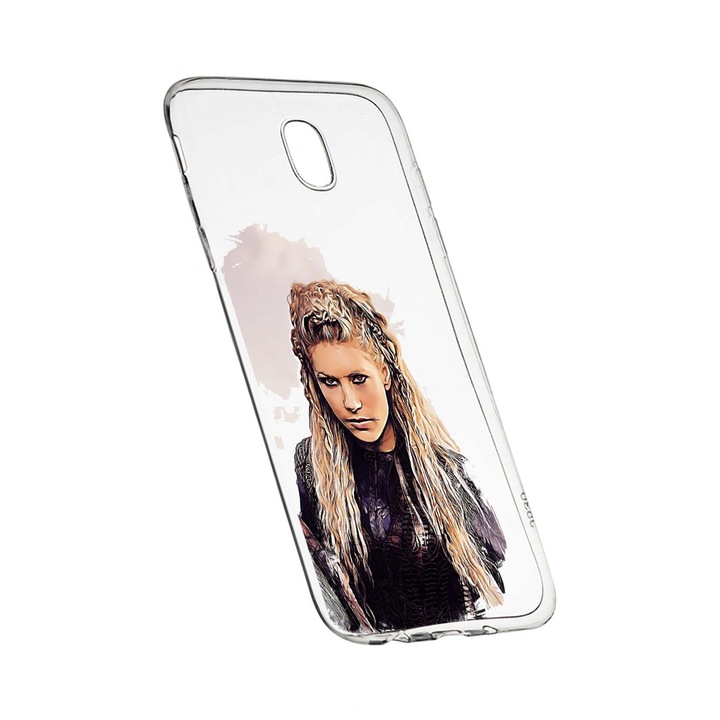 Husa de protectie Vikingii Lagerha Movie, pentru Samsung Galaxy J3 2017, rezistenta la uzura, anti-alunecare, din silicon Premium, 451