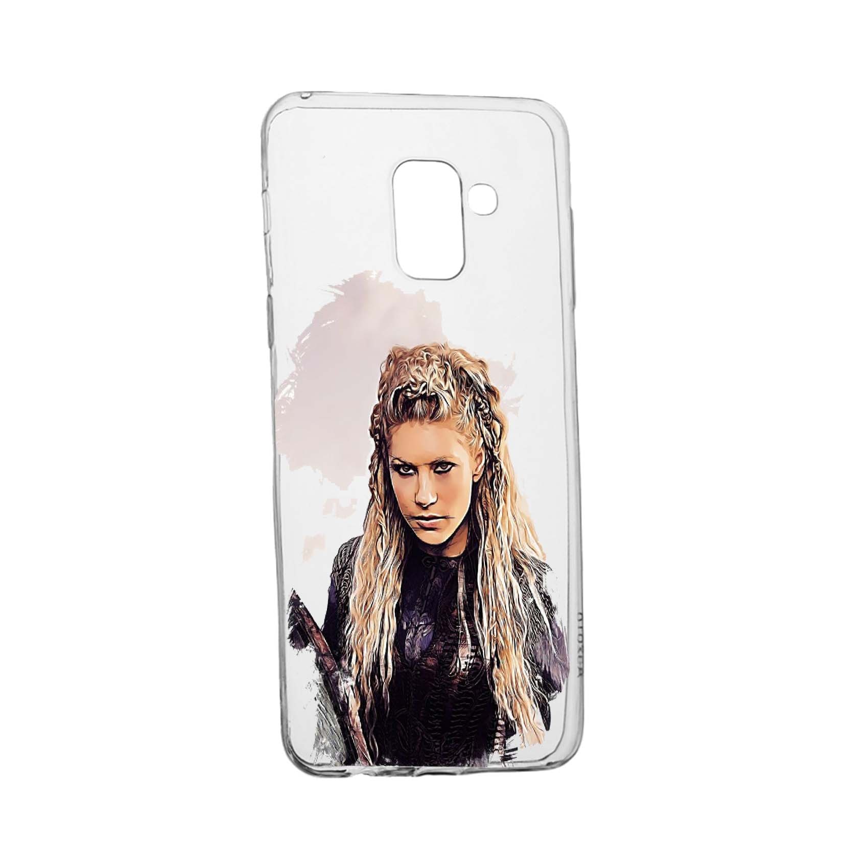 Husa de protectie Vikingii Lagerha Movie, pentru Samsung Galaxy A8 2018 / A5 2018, rezistenta la uzura, anti-alunecare, din silicon Premium, 451