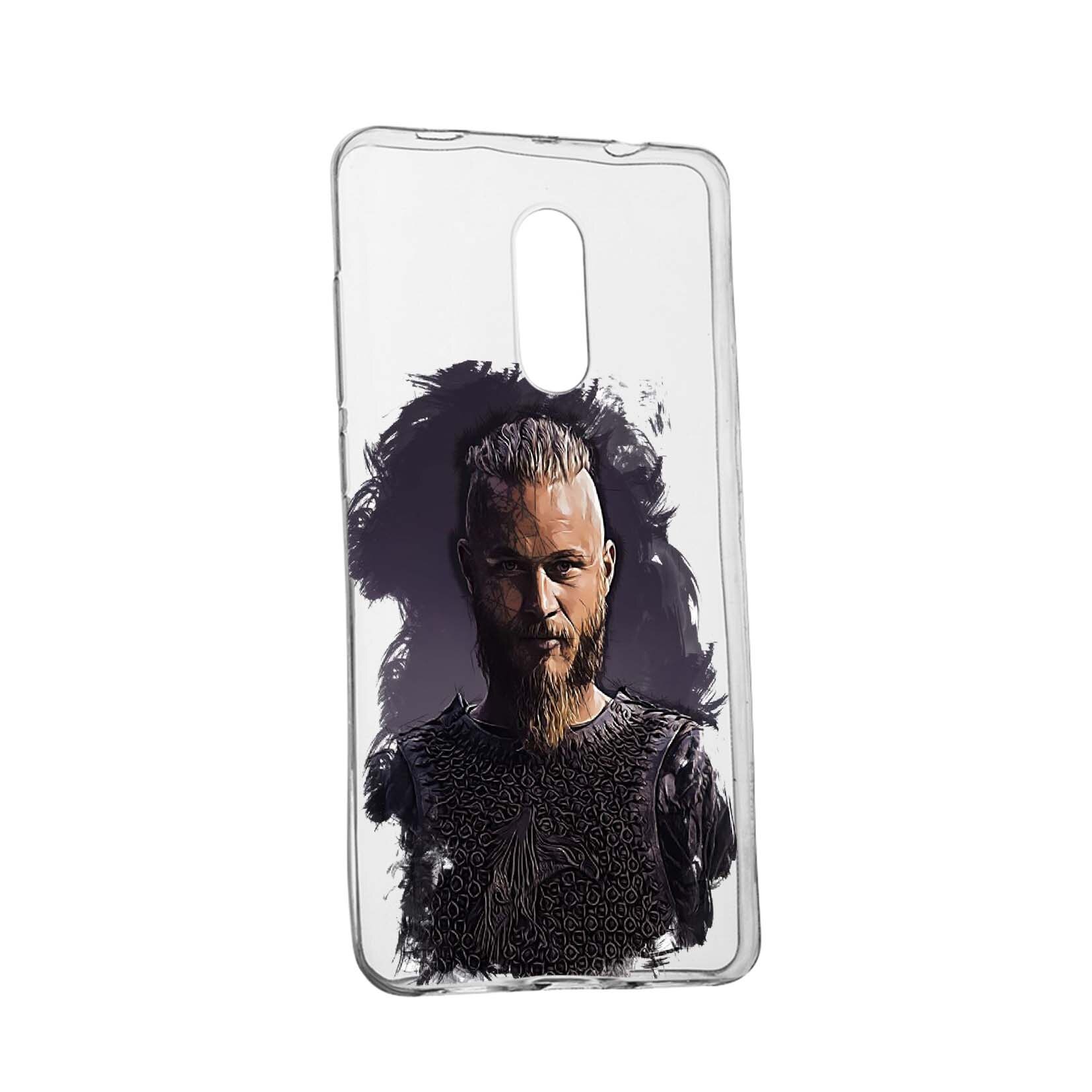 Husa de protectie Vikingii Ragnar Lothbrok Movie, pentru Xiaomi Redmi 8, rezistenta la uzura, anti-alunecare, din silicon Premium, 452