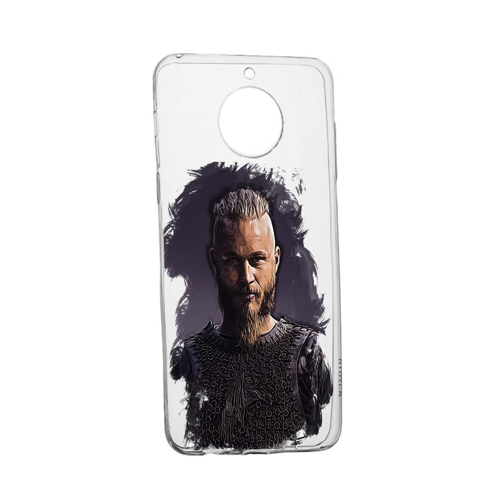Husa de protectie Vikingii Ragnar Lothbrok Movie, pentru Motorola MOTO G6 PLUS, rezistenta la uzura, anti-alunecare, din silicon Premium, 452