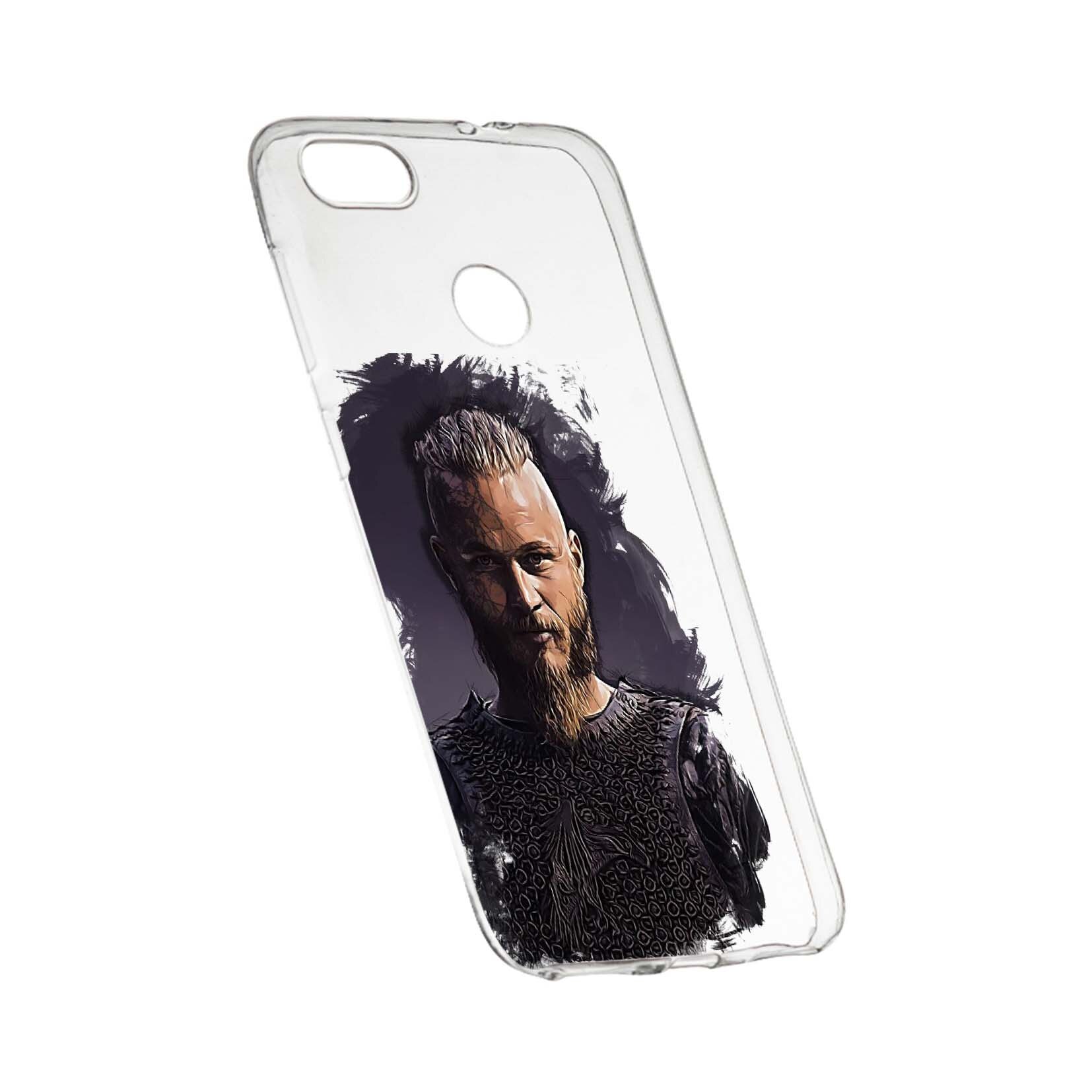 Husa de protectie Vikingii Ragnar Lothbrok Movie, pentru Huawei P9 Lite Mini / Y6 pro 2017, rezistenta la uzura, anti-alunecare, din silicon Premium, 452