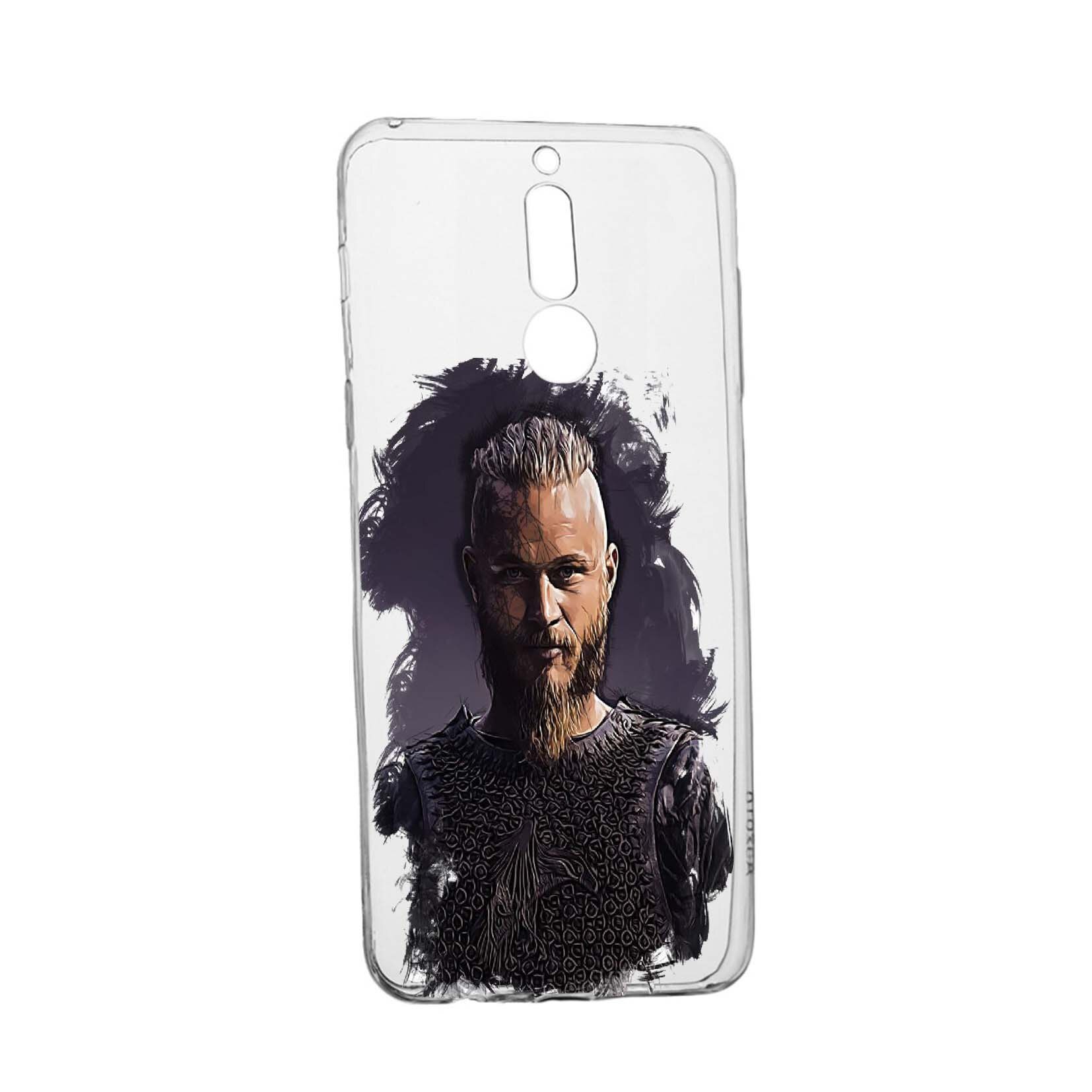 Husa de protectie Vikingii Ragnar Lothbrok Movie, pentru LG K40 / K12 Plus, rezistenta la uzura, anti-alunecare, din silicon Premium, 452