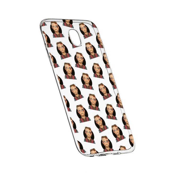 Husa de protectie Vikingii Movie, pentru Samsung Galaxy J7 2017, rezistenta la uzura, anti-alunecare, din silicon Premium, 453