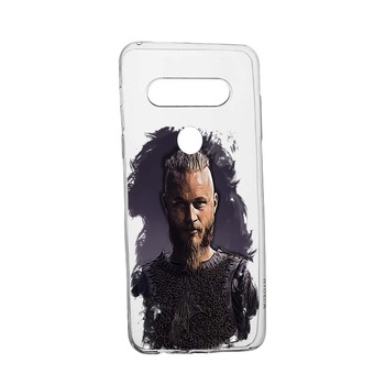 Husa de protectie Vikingii Ragnar Lothbrok Movie, pentru LG K50 / Q60, rezistenta la uzura, anti-alunecare, din silicon Premium, 452 Husa de protectie Vikingii Ragnar Lothbrok Movie, pentru LG K50 / Q60, rezistenta la uzura, anti-alunecare, din silicon Premium, 452