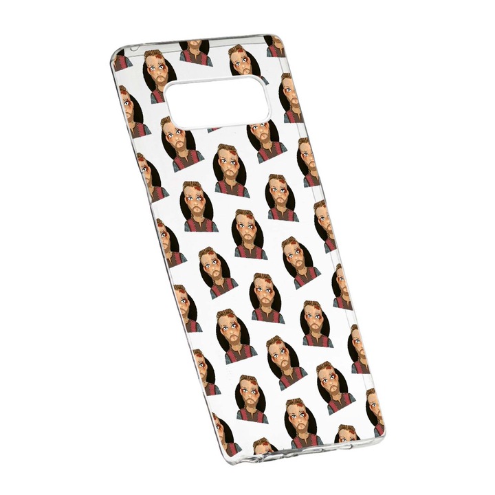 Husa de protectie Vikingii Movie, pentru Samsung Galaxy Note 9, rezistenta la uzura, anti-alunecare, din silicon Premium, 453