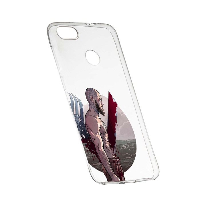 Силиконов калъф Unique за Vikings, Ragnar Lothbrok, Movie HTC Desire 12 Plus, 455