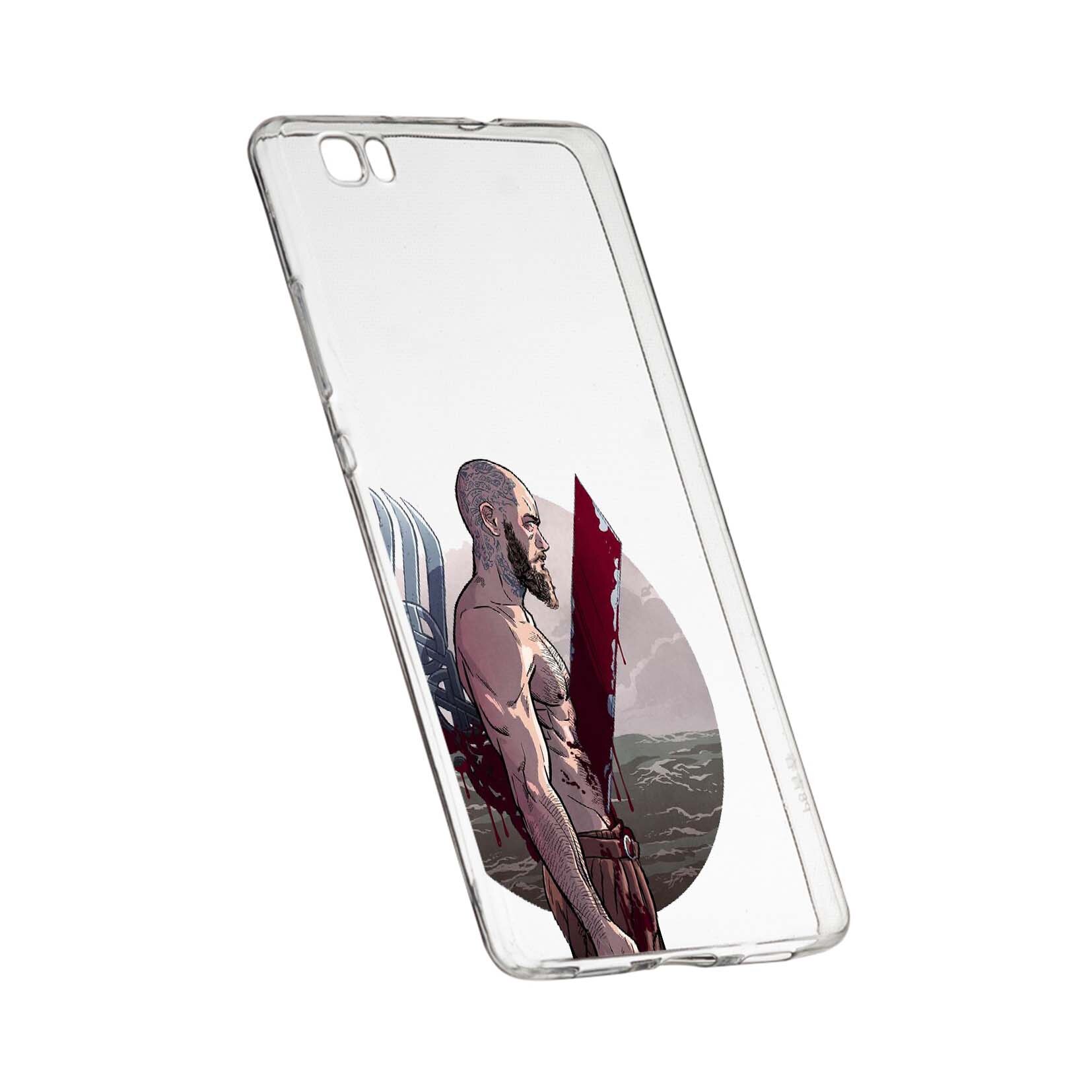 Husa de protectie Vikingii Ragnar Lothbrok Movie, pentru Sony XZ1, rezistenta la uzura, anti-alunecare, din silicon Premium, 455