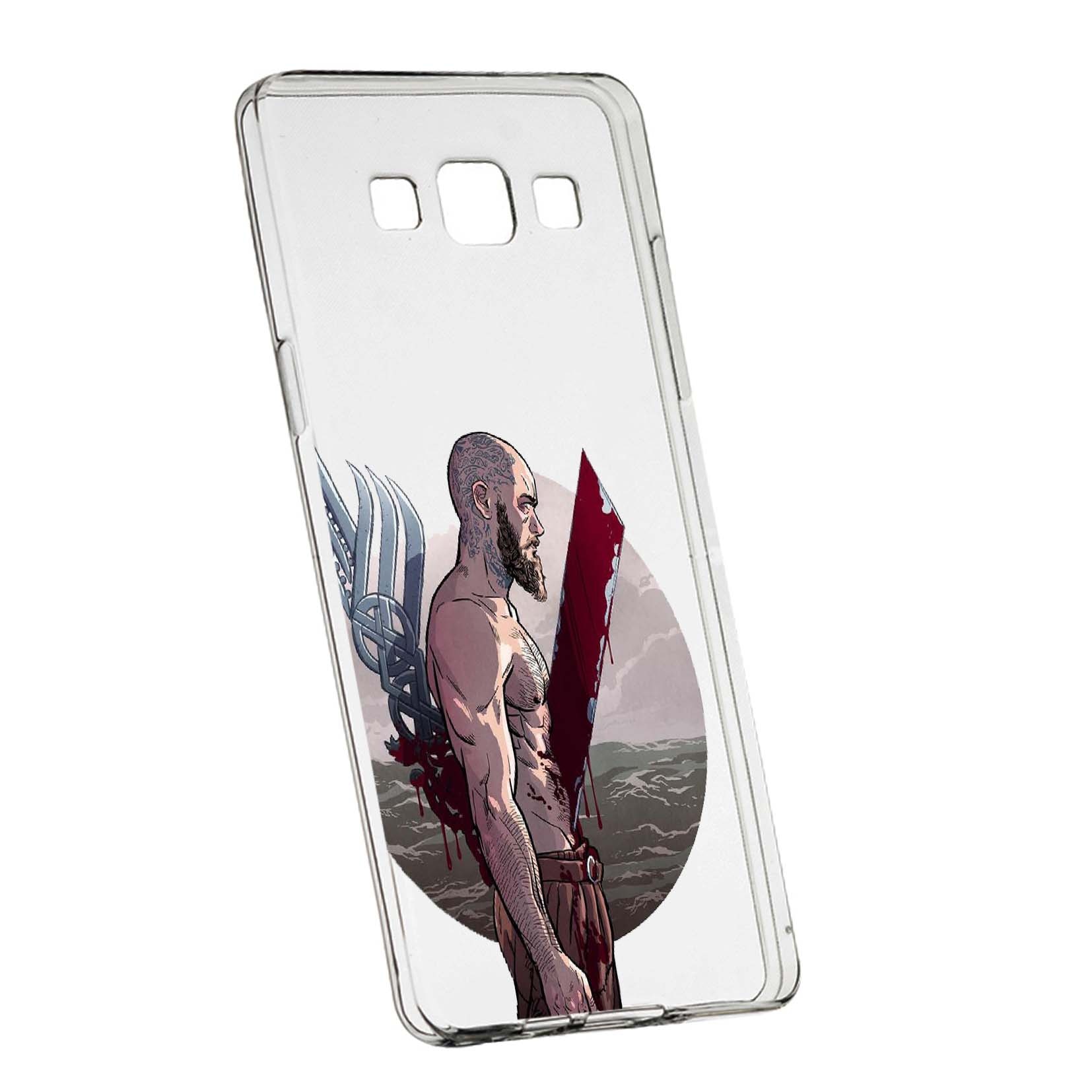 Husa de protectie Vikingii Ragnar Lothbrok Movie, pentru Samsung Galaxy J3 2016, rezistenta la uzura, anti-alunecare, din silicon Premium, 455