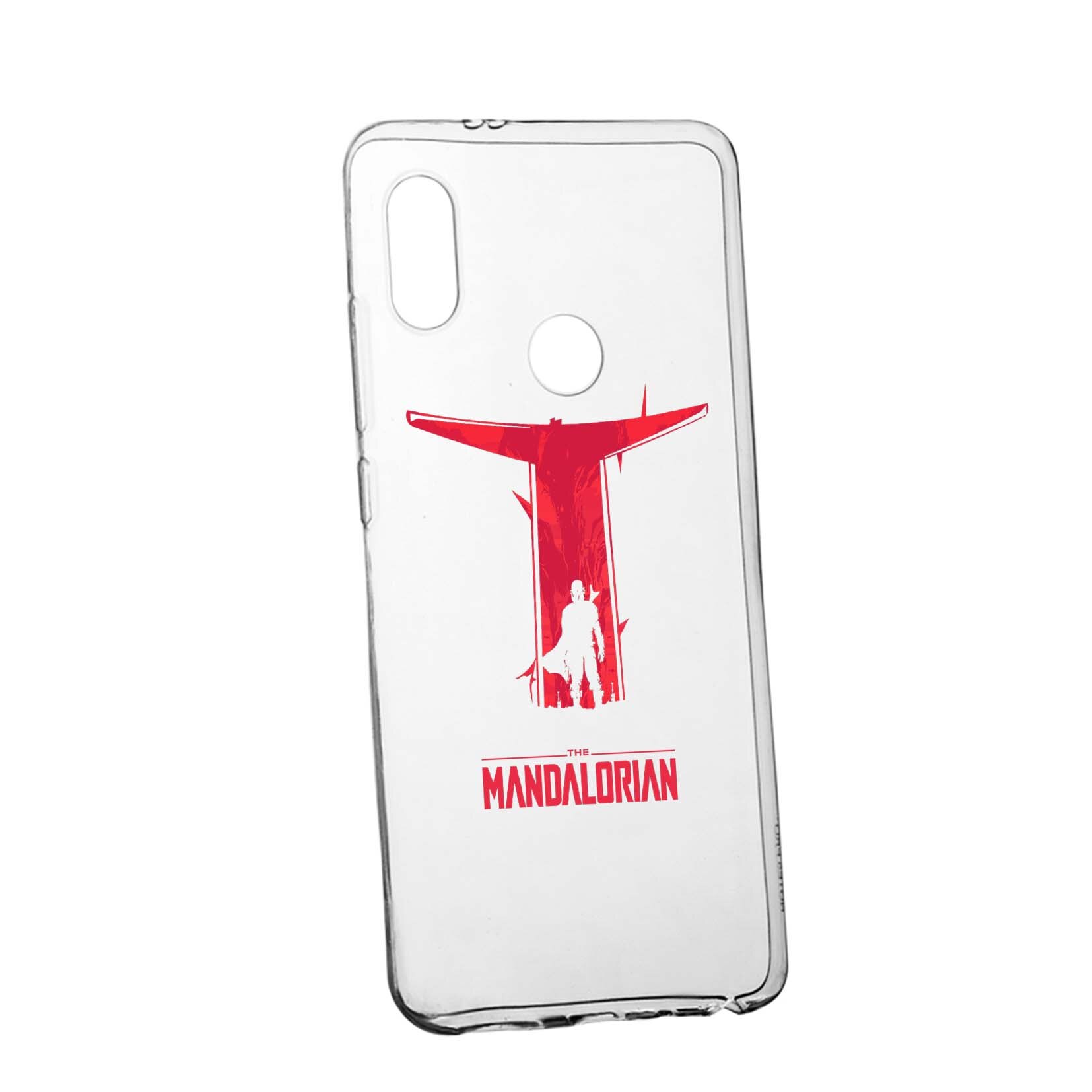 Husa de protectie Star Wars, The Mandalorian pentru Xiaomi Mi8, rezistenta la uzura, anti-alunecare, din silicon Premium, 458