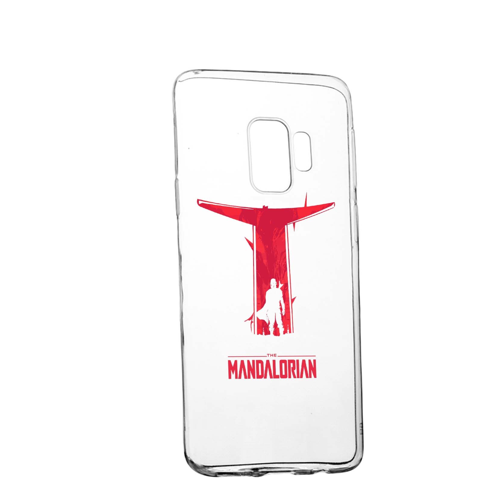 Husa de protectie Star Wars, The Mandalorian pentru Samsung Galaxy J4 2018, rezistenta la uzura, anti-alunecare, din silicon Premium, 458
